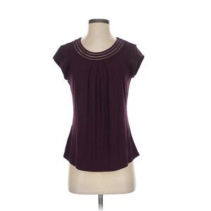 Daniel Rainn Brinn scoopneck top in burgundy L